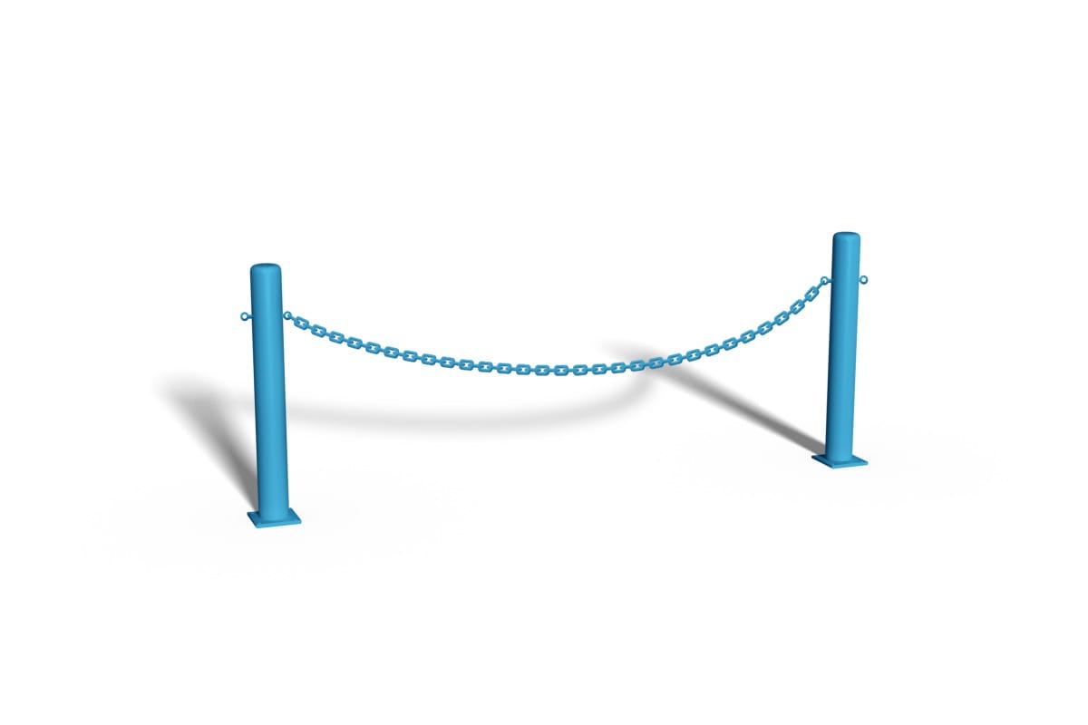 BARIERA ŁAŃCUCHOWA  TRAWNIKOWA - NIEBIESKA - DO PRZYKRĘCANIA.jpg