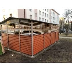 Modułowa wiata śmietnikowa Mondo Medio