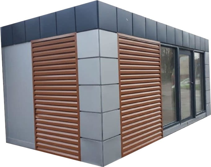 Pawilon handlowy z wc