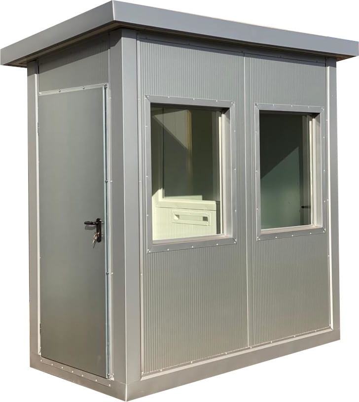 Stróżówka z pomieszczeniem dla interesantów