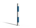 Słupek parkingowy blokujący biało-niebieski RAL 5010