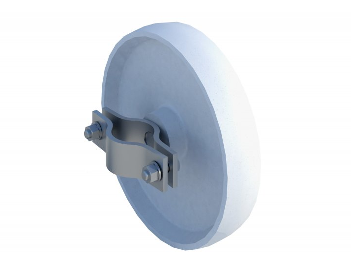 Kółko do bram i furtek ogrodzeń budowlanych tymczasowych