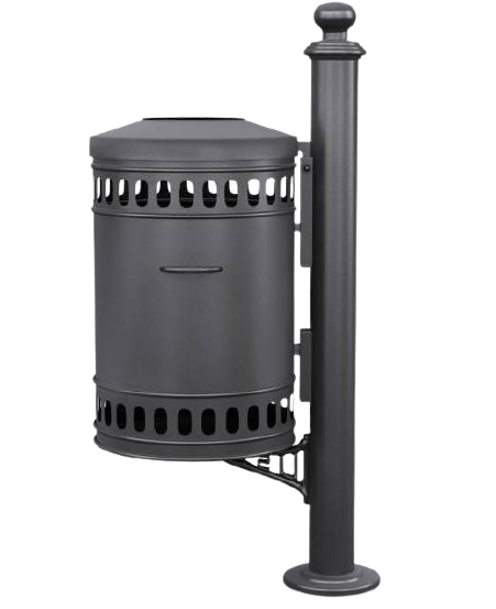 Kosz ozdobny stalowo-żeliwny model bolero