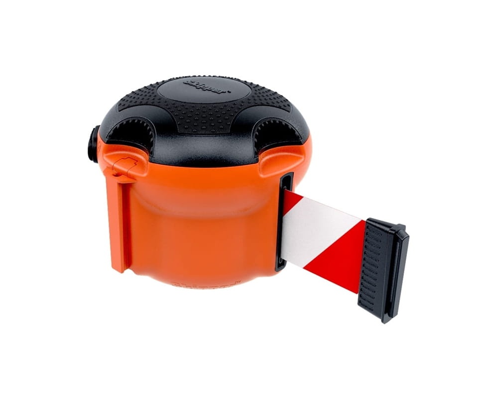 Kaseta - głowica Skipper XS z taśmą czerwono-białą.jpg