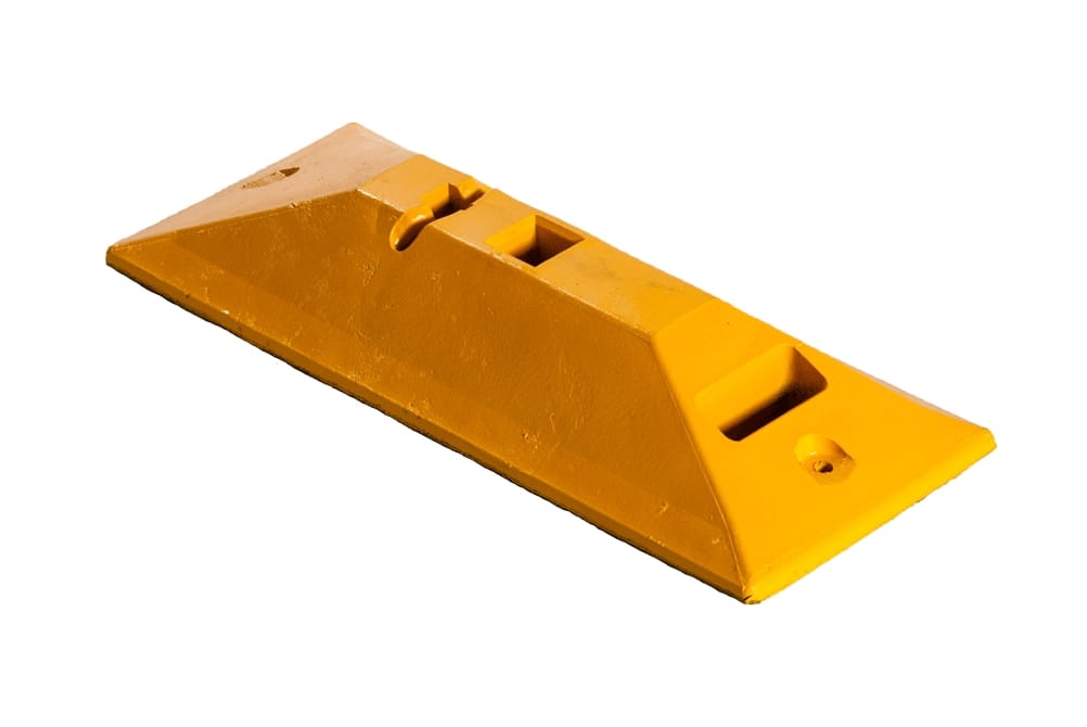 Separator ruchu U-25b - długość 63 cm - żółty PCV