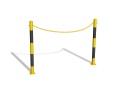 bariera_łańcuchowa u12b - jeden rząd łańcucha - żółto-czarna - przykręcana.jpg