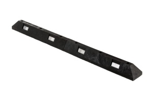 Separator parkingowy PCV - 2-częściowy - długość 175 cm - białe odblaski