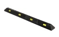 Dwuczęściowy separator parkingowy PCV - długość 175 cm - żółte odblaski.jpg