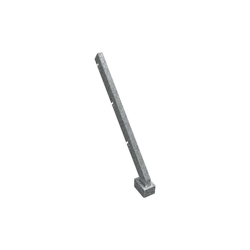 40x40x5 mm - Wysięgnik skośny z nasadką na słupek 60x40  - 1.jpg