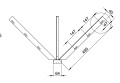 Wysięgnik narożny czteroramienny 40x18x3 mm rysunek techniczny.jpg