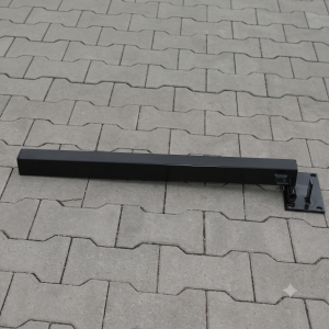 Składany słupek parkingowy / słupek chodnikowy blokujący -  70 cm - profil 100x100 mm
