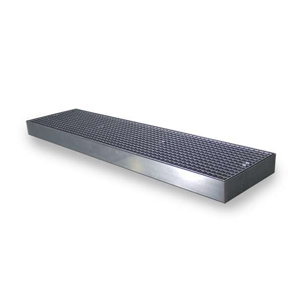 Platforma robocza stalowa EcoDrop 85 l, S*D*W 500*2000*123 mm, wanna wychwytowa, LOW