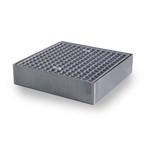 Platforma robocza stalowa EcoDrop 20 l, S*D*W 500*500*123 mm, wanna wychwytowa, LOW