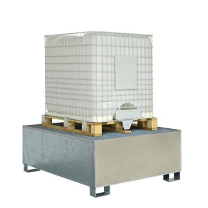 Wanna wychwytowa stalowa SafeDeck 1140 l, IBC 1*1000 l, stal 3 mm, ocynkowana, MEGA