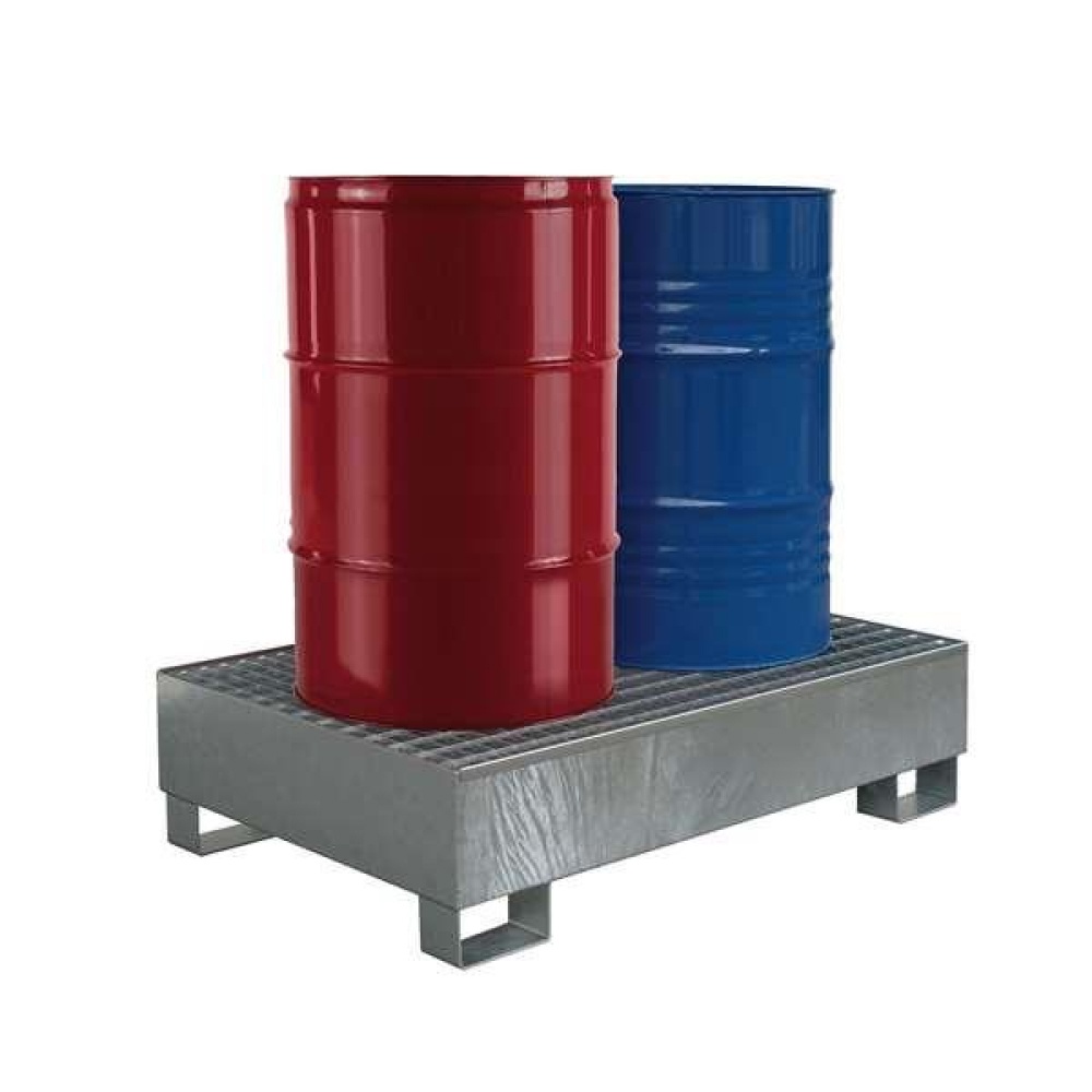 Wanna wychwytowa stalowa SafeDeck 248 l, beczka 2*200 l, stal 3 mm, ocynkowana, MEDIUM