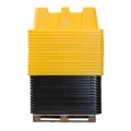 Wanna wychwytowa polietylenowa EcoDrop 250 l, beczka 2*200 l, kratownica, stos, czarny, MEDIUM zdjęcie 3