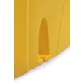 Stanowisko robocze polietylenowa EcoDrop 485 l, beczka 4*200 l, żółty/czarny, HARDCOVER zdjęcie 6