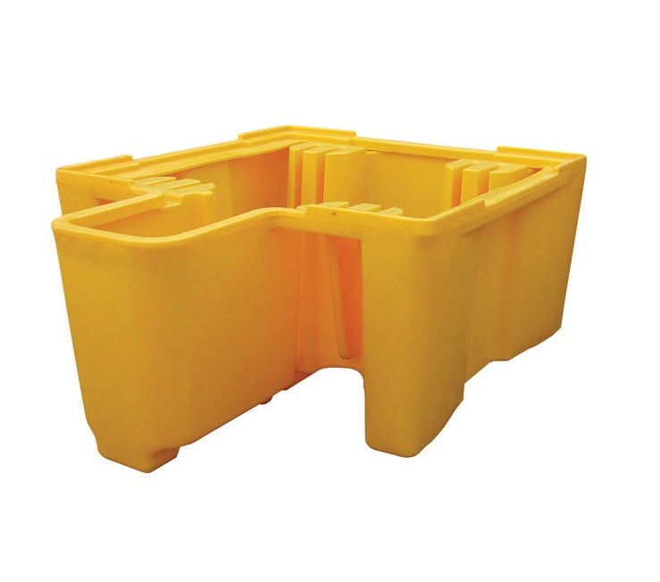 Wanna wychwytowa polietylenowa EcoDrop 1120 l, IBC 1*1000 l, przedział roboczy, bez kratownicy, żółty, MEGA