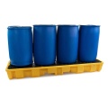 Wanna wychwytowa polietylenowa EcoDrop 235 l, beczka 4*200 l w linii, kratownica, żółty, MEDIUM zdjęcie 7
