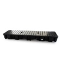 Wanna wychwytowa polietylenowa EcoDrop 235 l, beczka 4*200 l w linii, kratownica, czarny, MEDIUM zdjęcie 3