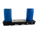 Wanna wychwytowa polietylenowa EcoDrop 235 l, beczka 4*200 l w linii, kratownica, czarny, MEDIUM zdjęcie 5
