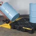 Wanna wychwytowa polietylenowa FlowStop 276 l, beczka 4*200 l, kratownica, czarny, MEDIUM zdjęcie 3
