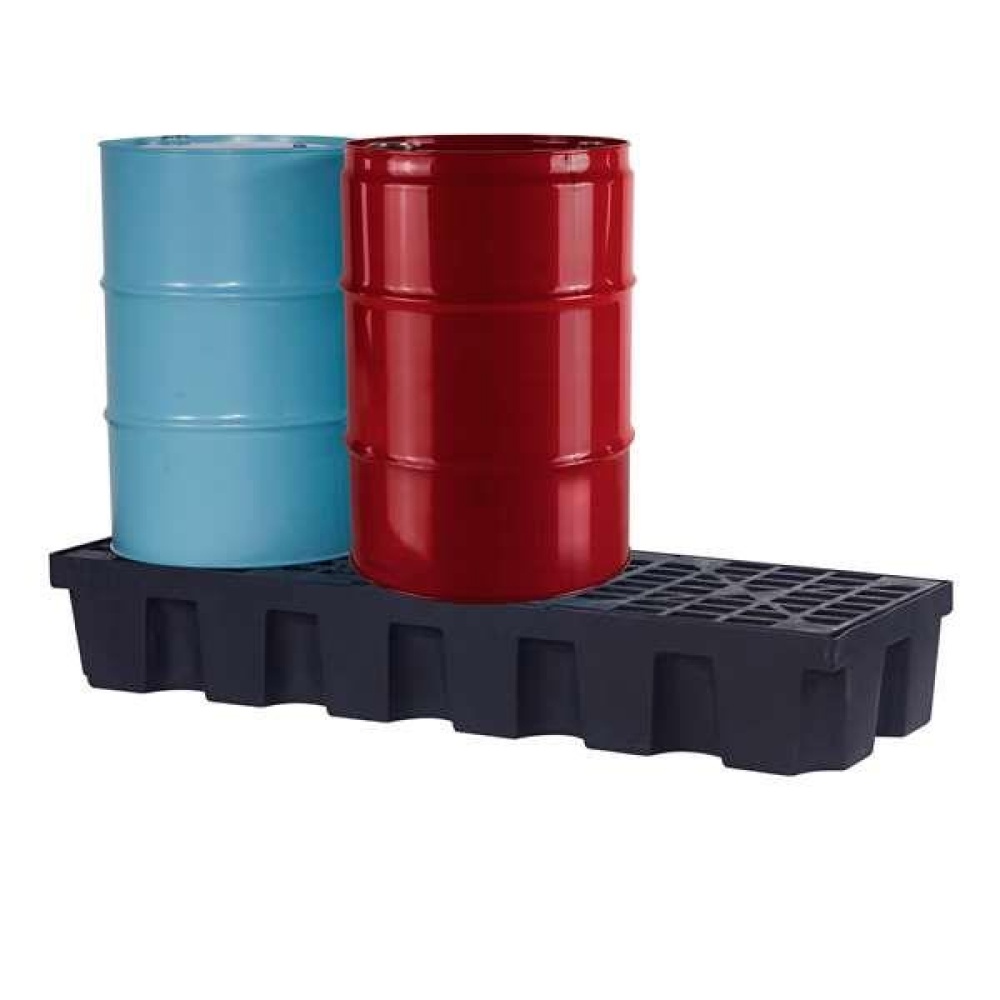 Wanna wychwytowa polietylenowa FlowStop 284 l, beczka 3*200 l, kratownica, czarny, MEDIUM