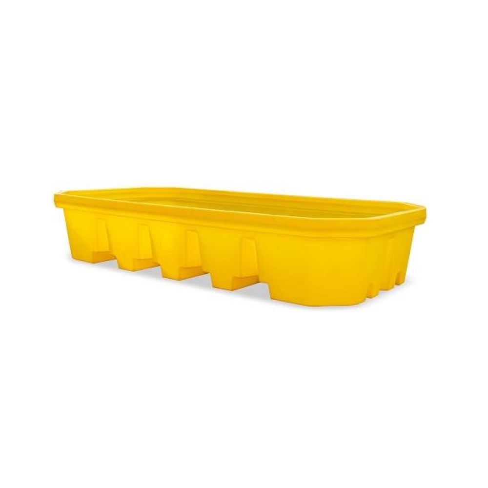 Wanna wychwytowa polietylenowa EcoDrop 2,7 m, 1100 l, regałowa, bez kratownicy, żółty, MEGA