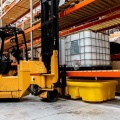 Wanna wychwytowa polietylenowa EcoDrop 2,7 m, 1100 l, regałowa, bez kratownicy, żółty, MEGA zdjęcie 6