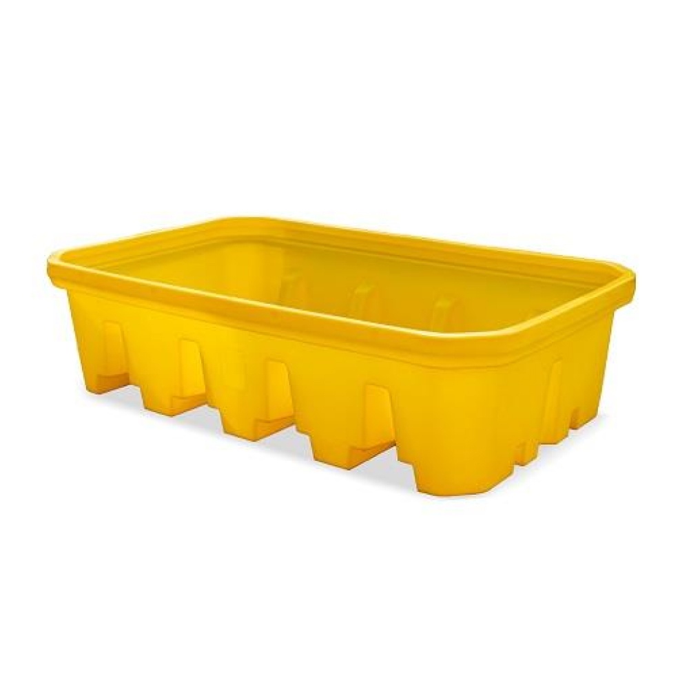 Wanna wychwytowa polietylenowa EcoDrop 2,2 m, 1100 l, regałowa, bez kratownicy, żółty, MEGA
