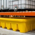 Wanna wychwytowa polietylenowa EcoDrop 2,2 m, 1100 l, regałowa, bez kratownicy, żółty, MEGA zdjęcie 6