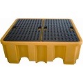 Wanna wychwytowa polietylenowa EcoDrop 485 l, beczka 4*200 l, kratownica, żółty, MEDIUM zdjęcie 5