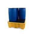 Wanna wychwytowa polietylenowa EcoDrop 485 l, beczka 4*200 l, kratownica, żółty, MEDIUM zdjęcie 6