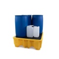 Wanna wychwytowa polietylenowa EcoDrop 485 l, beczka 4*200 l, kratownica, żółty, MEDIUM zdjęcie 7