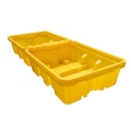 Wanna wychwytowa polietylenowa EcoDrop 3,3 m, 1100 l, regałowa, bez kratownicy, żółty, MEGA zdjęcie 4