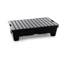 Wanienka wychwytowa polietylenowa EcoDrop 63 l, kratownica, czarny/czarny, MINI