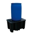 Wanna wychwytowa polietylenowa EcoDrop 230 l, beczka 1*200 l, kratownica, czarny, MEDIUM zdjęcie 3