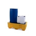 Wanna wychwytowa polietylenowa EcoDrop 250 l, beczka 2*200 l, kratownica, żółty, MEDIUM zdjęcie 2