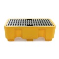 Wanna wychwytowa polietylenowa EcoDrop 250 l, beczka 2*200 l, kratownica, żółty, MEDIUM zdjęcie 4