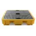 Wanna wychwytowa polietylenowa EcoDrop 250 l, beczka 4*200 l, kratownica, żółty, MEDIUM zdjęcie 4