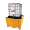 Wanna wychwytowa polietylenowa EcoDrop 1120 l, IBC 1*1000 l, kratownica, żółty, MEGA