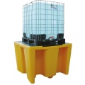 Wanna wychwytowa polietylenowa EcoDrop 1120 l, IBC 1*1000 l, kratownica, żółty, MEGA zdjęcie 6