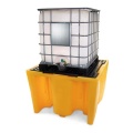 Wanna wychwytowa polietylenowa EcoDrop 1120 l, IBC 1*1000 l, kratownica, żółty, MEGA zdjęcie 7