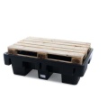 Wanna wychwytowa polietylenowa EcoDrop 230 l, beczka 2*200 l, bez kratownicy, czarny, MEDIUM zdjęcie 4