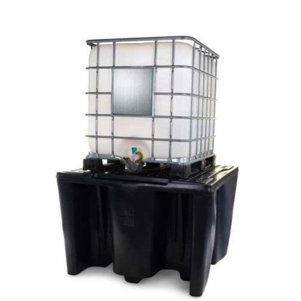 Wanna wychwytowa polietylenowa EcoDrop 1120 l, IBC 1*1000 l, kratownica, czarny, MEGA