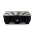 Wanna wychwytowa polietylenowa EcoDrop 250 l, beczka 2*200 l, kratownica, czarny, MEDIUM zdjęcie 2