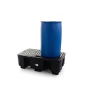 Wanna wychwytowa polietylenowa EcoDrop 250 l, beczka 2*200 l, kratownica, czarny, MEDIUM zdjęcie 6