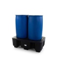 Wanna wychwytowa polietylenowa EcoDrop 250 l, beczka 2*200 l, kratownica, czarny, MEDIUM zdjęcie 7