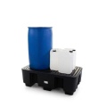 Wanna wychwytowa polietylenowa EcoDrop 250 l, beczka 2*200 l, kratownica, czarny, MEDIUM zdjęcie 8
