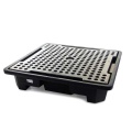 Wanna wychwytowa polietylenowa EcoDrop 249 l, beczka 4*200 l, stos, kratownica, czarny, MEDIUM zdjęcie 4
